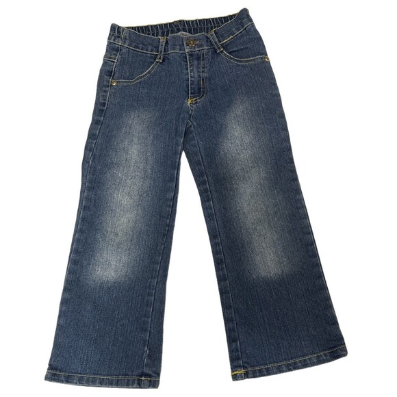 Lil Miss Hollywood Girls’ Jeans, Size 4, Leopard Print Pockets, Excellent - Picture 1 of 2